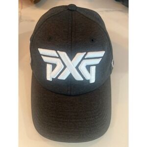 PXG New Era 9TWENTY Golf Hat Mens Charcoal Grey Adjustable Strapback Cap